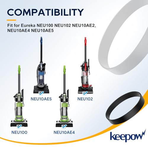 Image of KEEPOW Vacuum Belt Compatible with Eureka Airspeed Compact Bagless Upright