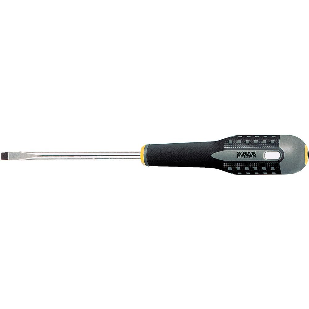 Bahco BE-8020 "Ergo" Screwdriver for Slotted Head Screws, Multi-Colour, 182 mm