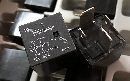 Relé 9804768080 12V 50A soluciona fallos de encendido en el coche