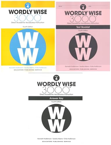 Wordly Wise 3000® 4th Edition Grade 4 SET -- Student Book, Test Booklet and Answer Key (Direct Academic Vocabulary Instruction) - image 1