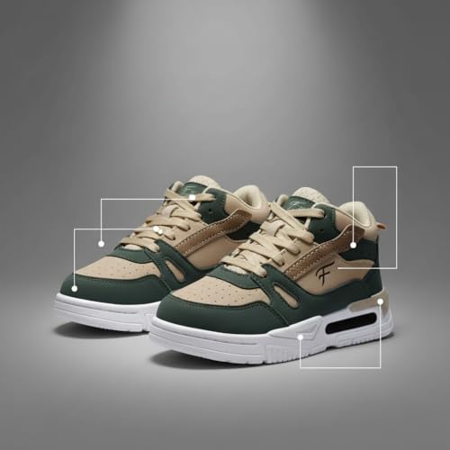 Image of Stylish Kids Lightweight Mesh Sports Running Shoes for Boys | Comfortable Lace-Up Casual Sneakers with Cushioned Sole for School, Outdoor Play