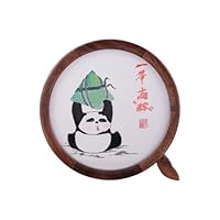 パンダ 掛軸 中国四川省　蜀繍　蜀錦刺繍　ケース付き 蜀刺繍パンダのお土産 - 手作り両面 - Shu Liyuan