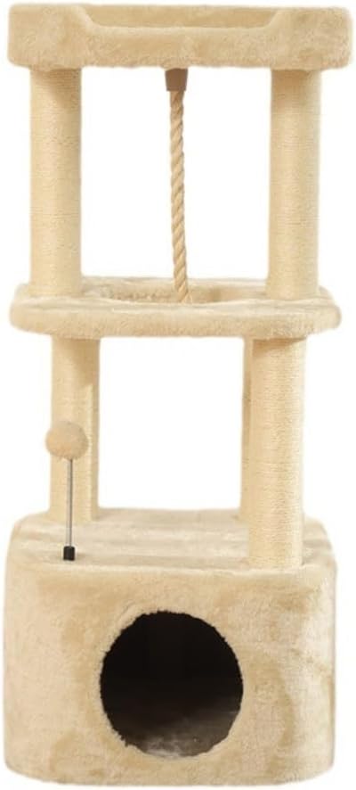 猫の登山フレーム ソファ付き実用的なクライミングフレーム、寝たり遊んだりする猫のクライミングフレーム、ペットの猫のジャンプ台 猫の登
