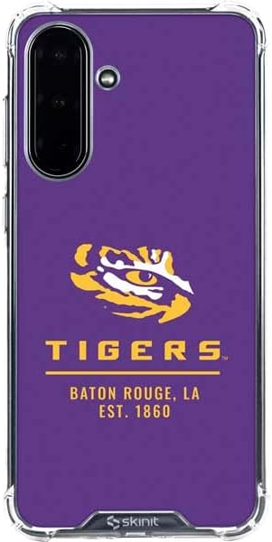 Skinit Clear Phone Case Compatible with Galaxy A36 5G - Officially Licensed LSU Tigers Mascot Design