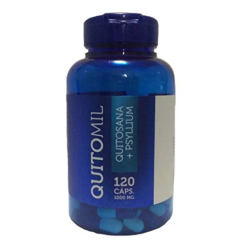 Quitomil 120 Cáps. 1000 mg Quitosana e Psyllium Ninho Verde