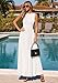 PRETTYGARDEN Summer Maxi Dresses for Women 2026 Sleeveless A Line Flowy Long Casual Sundress Wedding Guest Fashion Clothing (White,Small)