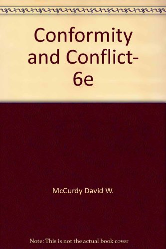 Conformity and Conflict, 6e 0673390101 Book Cover