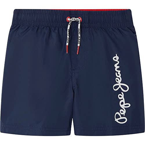 Pepe Jeans Gustave Swim Trunks, Azul (Indigo), 16 Years Niño