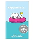 Graphique 2 Year Pocket Planner | 29 Month Organizer, Aug. 2024 – Dec. 2026 | Monthly Calendar & Notes Spreads | Marked Holidays | Peanuts: Happiness Is | 3.75” x 6'