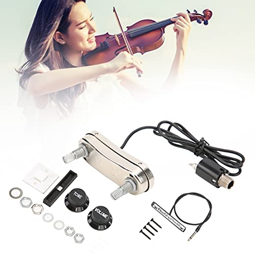Violin Pickup Set,Electronics String Instrument Accessories for Kids and Adult Beginner