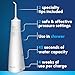 Waterpik Cordless Pulse Rechargeable Portable Water Flosser for Teeth, Gums, Braces Care and Travel with 2 Flossing Tips, Waterproof, ADA Accepted, WF-20 White, Packaging May Vary