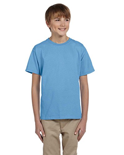 Image of Gildan - Youth Heavy Cotton 100% Cotton T-Shirt. 5000B - [Sky]