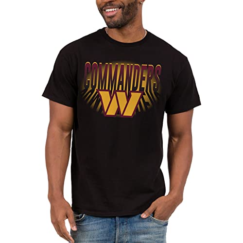 Junk Food NFL - Washington Commanders Spotlight Adult SS T-Shirt Black by Junk Food - Used condition - US$18.17