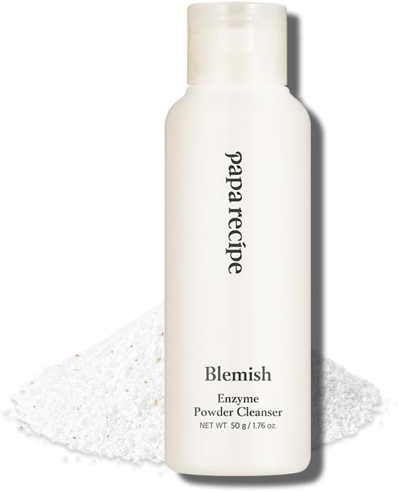 Papa Recipe Enzyme Powder Cleanser 3 types: Blemish, Eggplant, Tea Tree (50g, 1.72oz) (Rice)