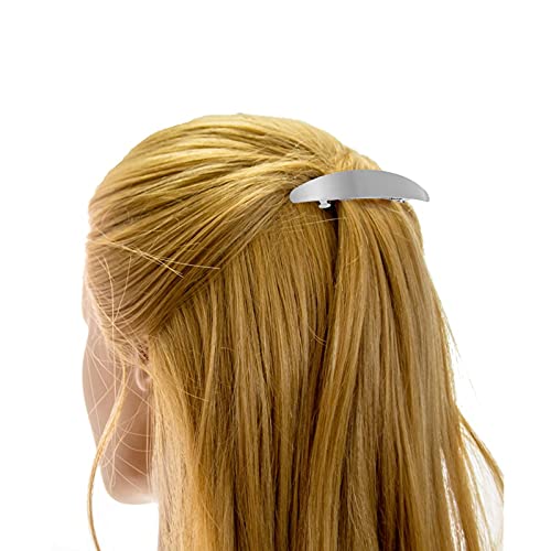 Set de 3 Pinzas de Pelo Largas y Delgadas Hechas a Mano, Cierre de Metal Estilo Francés para Mujeres y Niñas miniatura 6