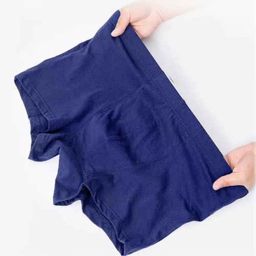 ZJPJMXNN Paquet de 5 Sous-vêtements Fat Guy pour Hommes Coton Respirant Coupe Décontractée L-8XL Plus Size Grand et Tall Surdimensionné Pantalon Intérieur pour 104-309 Lbs(XL) – vue 2