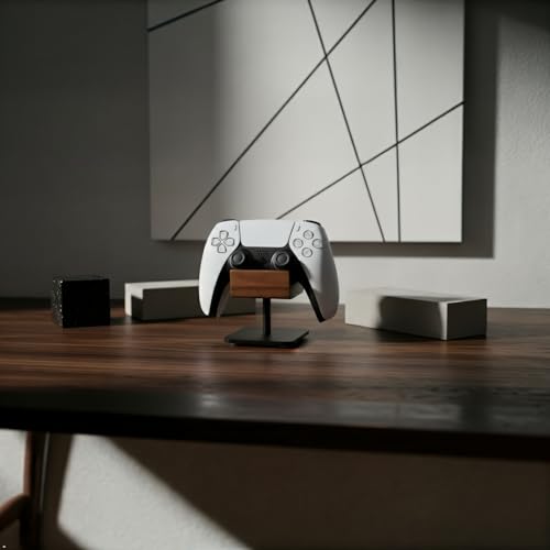Soporte de Controlador y Base Vertical para Portátil de Nogal miniatura 5