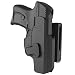 Belt Holster Custom Fit for Ruger LC9 LC9s LC380 EC9 EC9S, 60Â° Adjustable Polymer Tactical Outside Waistband OWB Holster with Index Finger Trigger Release, Open Carry Holsters, Right-Handed, Black