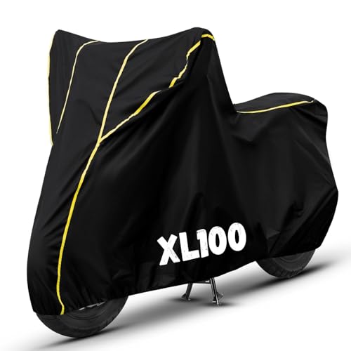 Image of Bike Cover for XL100 100% Waterproof, Dustproof & Scratch Resistant| Fully Bottom Elastic UV Resistant Heavy Duty Body Cover | All Weather Outdoor Use