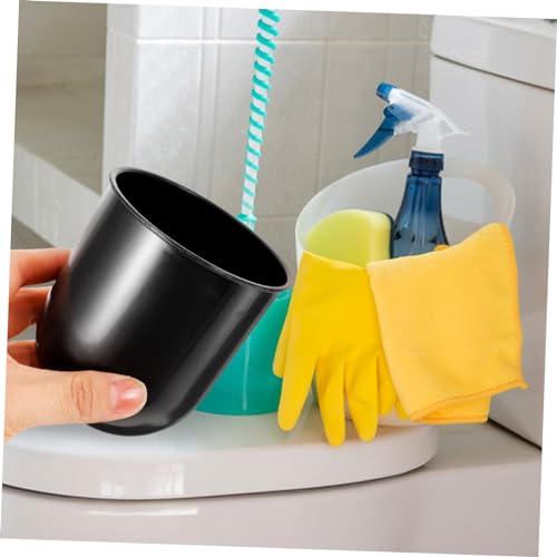 Image of Zerodeko 9pcs Plastic Toilet Brush Holder Base Bathroom Cleaning Cup Easy to Clean and Modern Household Accessory for Toilets and Showers