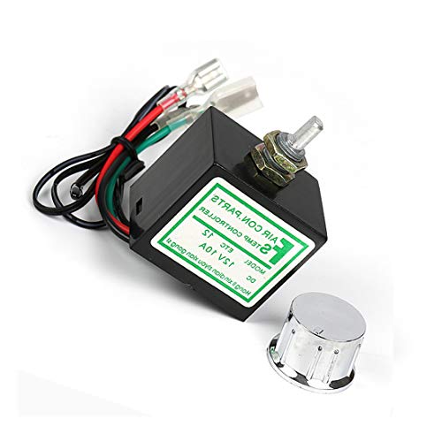 VIGORFLYRUN PARTS LTD 1 UNIDS DC 12V 10A Interruptor Giratorio de Temperatura con Sensor para Camión Auto A/C Aire Acondicionado Evaporador Refrigeración Accesorios de conversión