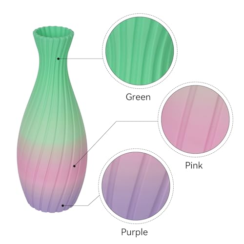Image of Matte Rainbow PLA 3D Printer Filament, 10Rolls,1KG Spool(2.2lbs) 1.75mm, Multicolor Gradient Filament Bulk for Most FDM 3D Printers,10 Different Matte Rainbow Colors