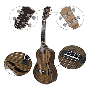 ukulélé Voyage Strings De Nylon en Bois De Nylon De Noyer De 26 Pouces D’acoustique - Les Beatles, Paul McCartney, John Lennon, RIngo Starr, George Harrison ukulélé Voyage Strings De Nylon en Bois De Nylon De Noyer De 26 Pouces D'acoustique – Image 3