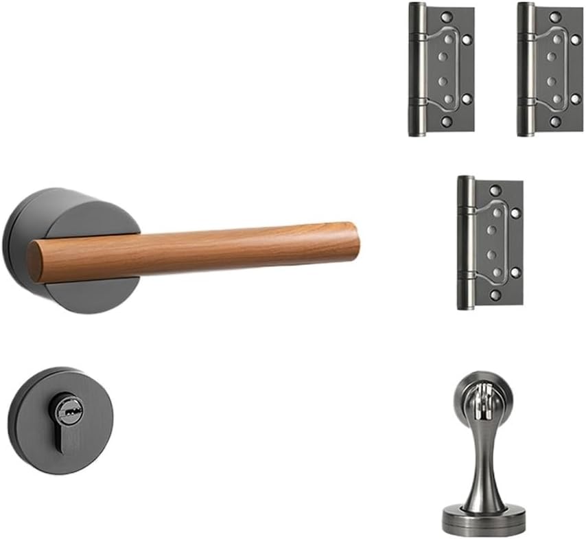 Security Home Office with Keys Bathroom Mute SpaceBedroom Anti Theft Door Handle Lock