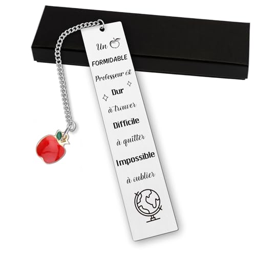 fuakUip Cadeau Maitresse D'école Fin D'année,Cadeau Noel Maitresse,Cadeau Maitresse D'école,Cadeau Maitresse,Marque Page Merci Maitresse,Marque Page Maitresse D'école,Idee Cadeau Maitresse D'école