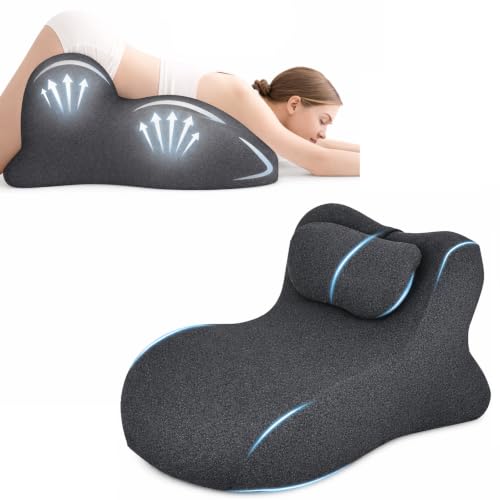 MOYEE Couples Pillow 27 Lift Sweet Spot Wedge Cushion Rebound Memory Foam Support for Hip Back & Neck Comfort Comfort & Support Perfect for Reading Relaxing & Intimate Comfort