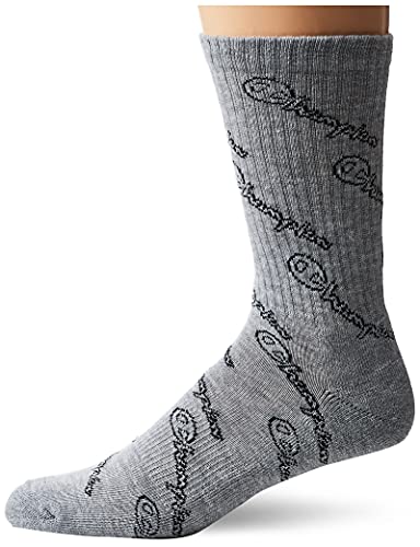 Champion mens 3-pack Hollow Script Crew Socks