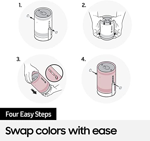 Samsung 30”- 100” The Freestyle Smart Portable Projector, Fhd, Hdr, Sp-Lsp3Blaxza With A Samsung The Freestyle Skins For Smart Portable Projector, Device Cover Sleeve, 2022 Model, Forest Green (2022) #TOP7