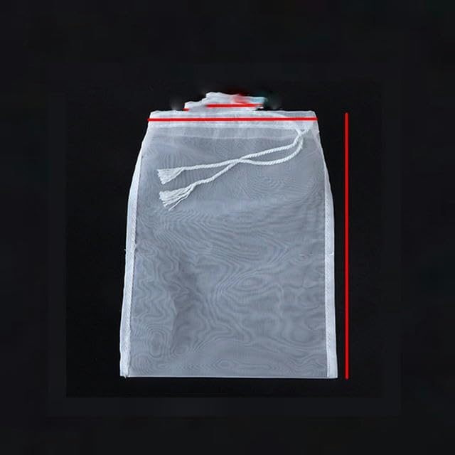 Sacchetti Filtro Nylon Per Alimenti - 30x45cm | Per Tè, Caffè, Birra, Latte | Rete Filtante Riutilizzabile - Foto 1