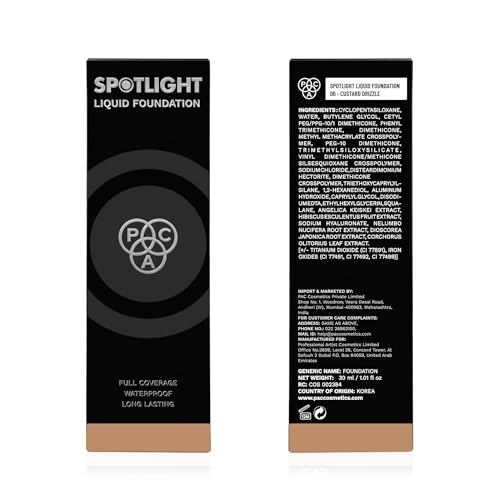 Image of PAC Spotlight Liquid Foundation - 06 (Custard Drizzle)