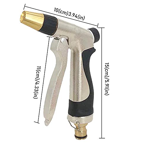 Pistolet na wodę pod wysokim ciśnieniem, metalowy pistolet do podlewania ogrodu, zraszacz wysokociśnieniowy do użytku domowego, piankowa dysza do mycia samochodu pistolet na strumień wody�?Narzędzie