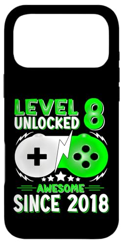 Level 8 Unlocked Birthday 8 Year Old Boy Gifts 8th Birthday �X�}�z�P�[�X iPhone 17 Pro Max �p