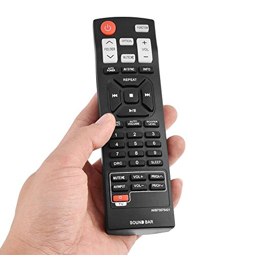 Acogedor Remote Control - Télécommande de Remplacement pour téléviseur Parfait LG Soundbar AKB73575421, NB2420A - NB3520A - NB3520A2 - NB3520ANB - NB3530A - NB3530ANB - NB3532A - NB4530B