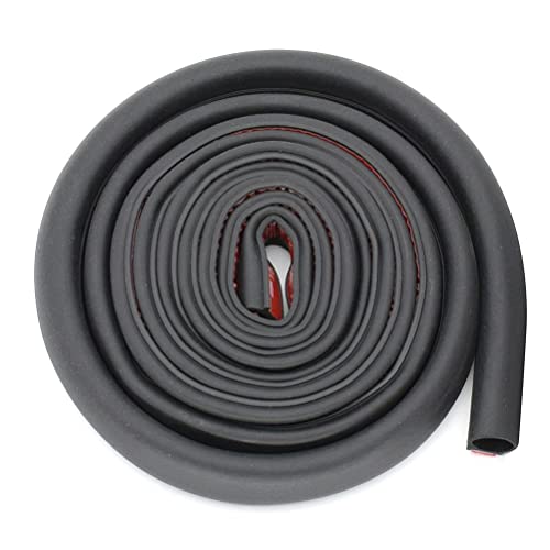 AUTOXBERT 20FT(6M) Universal Car Rubber Seal Strip Big D-Shape Door Seal Weather Strip Window Soundproof Noise Insulation Seals for Auto Door Trunk Hood