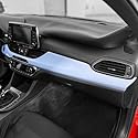 FUEISOF für Hyundai I30 I30N 2017-2024 Armaturenbrett Abdeckung Mittelkonsolenverkleidung (Blau)