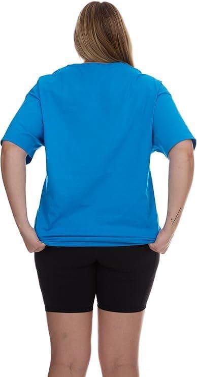 BILLIONHATS 6 Pack Womens Oversized Cotton T-Shirts, Crew Neck Short Sleeve Baggy Loose Tops Oversize Tees Color Assorted2