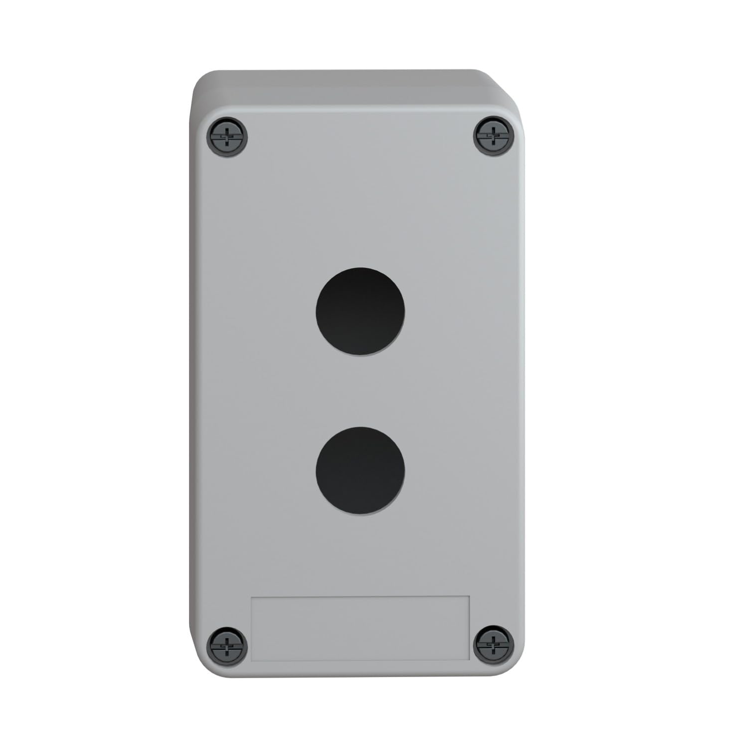 CAJA PLASTICO VACIA 2 TALADROS