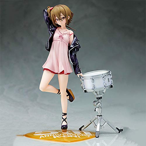 HYKCSS けいおん！ライトトーンガールアニメドール田井中律高品質版スタチュードール彫刻玩具デコレーションモデルフィギュアフィギュア身長19cm