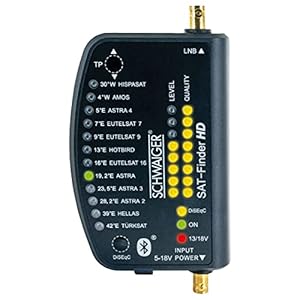 Schwaiger Digitaler Sat-Finder HD mit Bluetooth