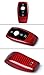 Cuztom Tuning Red Carbon Fiber Case for 2017-2019 Mercedes Benz W213 E-Class E300 E43 E63 S-Class S63 S500 C-Class C63 W205 Smart Key Fob