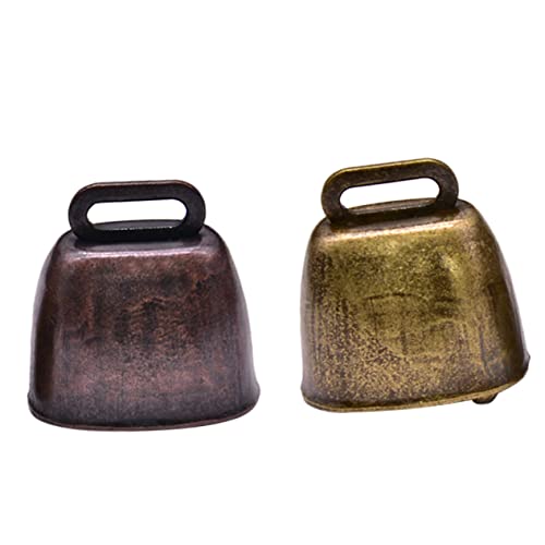 Cabilock 2pezzi Campanella Per Pecore Campanella Per Bovini Decorazione Da Appendere Ornamento Da Tavolo Sicuro e Durevole Suono Nitido Udibile Lunga Distanza