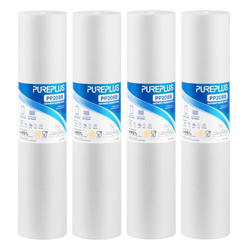 Filtre à eau 20 microns éliminez sable et rouille avec les cartouches PUREPLUS