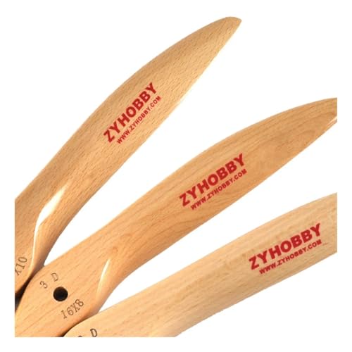 Hélice en bois renforcé pour avion RC 3D et matériel de propulsion - 3