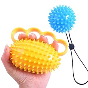 2 Pack Hand Exerciser Grip Strengthener Ball, Squeeze Stress Therapy Balls for Hand Exercise