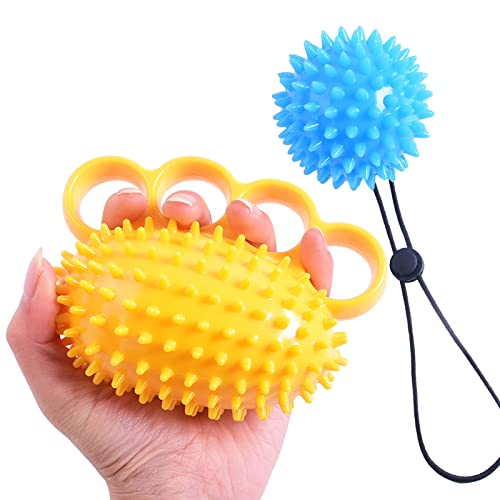 2 Pack Hand Exerciser Grip Strengthener Ball, Squeeze Stress Therapy Balls for Hand Exercise