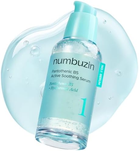 numbuzin No.1 Serum | Pantothenic B5 Active Soothing Serum | Soothing, Hydrating | Pantothenic Acid, Niacinamide | Excess Oil Control, Reduces Breakouts, Acne | Oily, Acne-Prone Skin | 1.69 fl. oz.